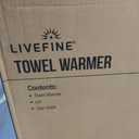 Live Fine Towel Warmer | Bucket Style Luxury Heater with LED Display, Adjustable Timer, Auto Shut-Off | Fits 40” x 70” Oversized Towel - Height 21.25 Inches and 12.9 Inches Wide
