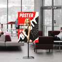 GUOHONG 2Pack Poster Stand for Display, Adjustable Floor Stand Sign Holder