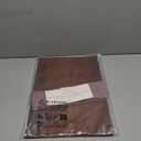 Romanstile Reversible Vinyl Placemats Set of 6, Faux Leather 100% Waterproof Oil-Proof Wipeable Place Mats, Heat Resistant Dual Sided Table Mats for Kitchen/Dining/Party (Grey Brown, 12 x 17 Inch)