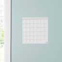 Think Board White Whiteboard Calendar  14"x14" Self-Adhesive Dry Erase Board for Wall or Fridge  Reusable Writing Surface for Home, Office, Dorm  Peel and Stick, Easy to Clean