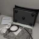 Outdoor Heated Cat House in Winter,Extremely Insulated & Weatherproof,Feral Cat Shelter with Waterproof Eaves & Escape Door for Outside Stray Barn Cat(Dark Grey,16.9"x12.7"x13.6")