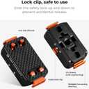 K&F CONCEPT Upgrade Magnetic Quick Release Mount Compatible with Insta360 X5, with 1/4 Screw Hole/Adapter Connection/Safety Lock, Aluminum Alloy Bracket Expansion Base Stand for Ace Pro 2, X4 Air