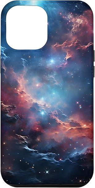 iPhone 13 Pro Max Universe With Galaxies Nebula Clouds Space Art Case