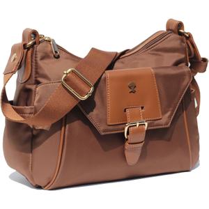 Crossbody Bags for Women Trendy Handbags Purses Travel Large Cross Body Bag (Brown)