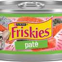 Purina Friskies Wet Cat Food Pate, Pate Salmon Dinner - (Pack of 24) 5.5 oz. Cans, BBD 09/2027