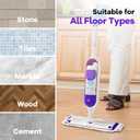 11 Pack Disposable Power Mop Pads Refills for Swiffer Power Mop,Multi-Surface Floor Cleaner for Tile, Vinyl, Laminate, Wood Floors - Safe for Kitchen, Bathroom & Home Use, Unscented