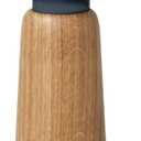 Kahler Hammershoi Salt and Pepper Grinder, Anthracite Grey, 7.3"H x 2.6"D, Designed by Hans-Christian Bauer, Gift Box Included