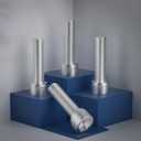 1/4-20 x 1-1/4" Socket Head Cap Screws Bolts, Allen Socket Drive, Stainless Steel 18-8 (304), Full Thread, 55 PCS