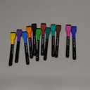 maxtek Magnetic Whiteboard Markers - 12 Count Colorful Fine Tip Dry Erase Markers with Eraser for Kids, Low Odor Thin Markers for Calendar Boards