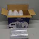 JOLLY CHEF 8 oz Clear Disposable Plastic Cups, 200 Pack Heavy-duty Clear Plastic Cups Perfect for Wedding, Thanksgiving, Christmas, Halloween Party