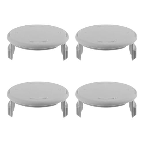 Replacement Spool Caps Replacement for Hart HGHST01 12" String Trimmer, Weed Eater Spool Cap Cover Replacement for Hart 20V and 40V String Trimmers (4 Pack)