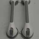 TAILI Grab Bars for Bathtubs and Showers 2 Pack Suction Grab Bar, Heavy Duty Shower Handle Removable Bath Handrails for Seniors and Elderly, Bathroom Safety Grip No Drilling Waterproof,Grey (16.8", Gray)