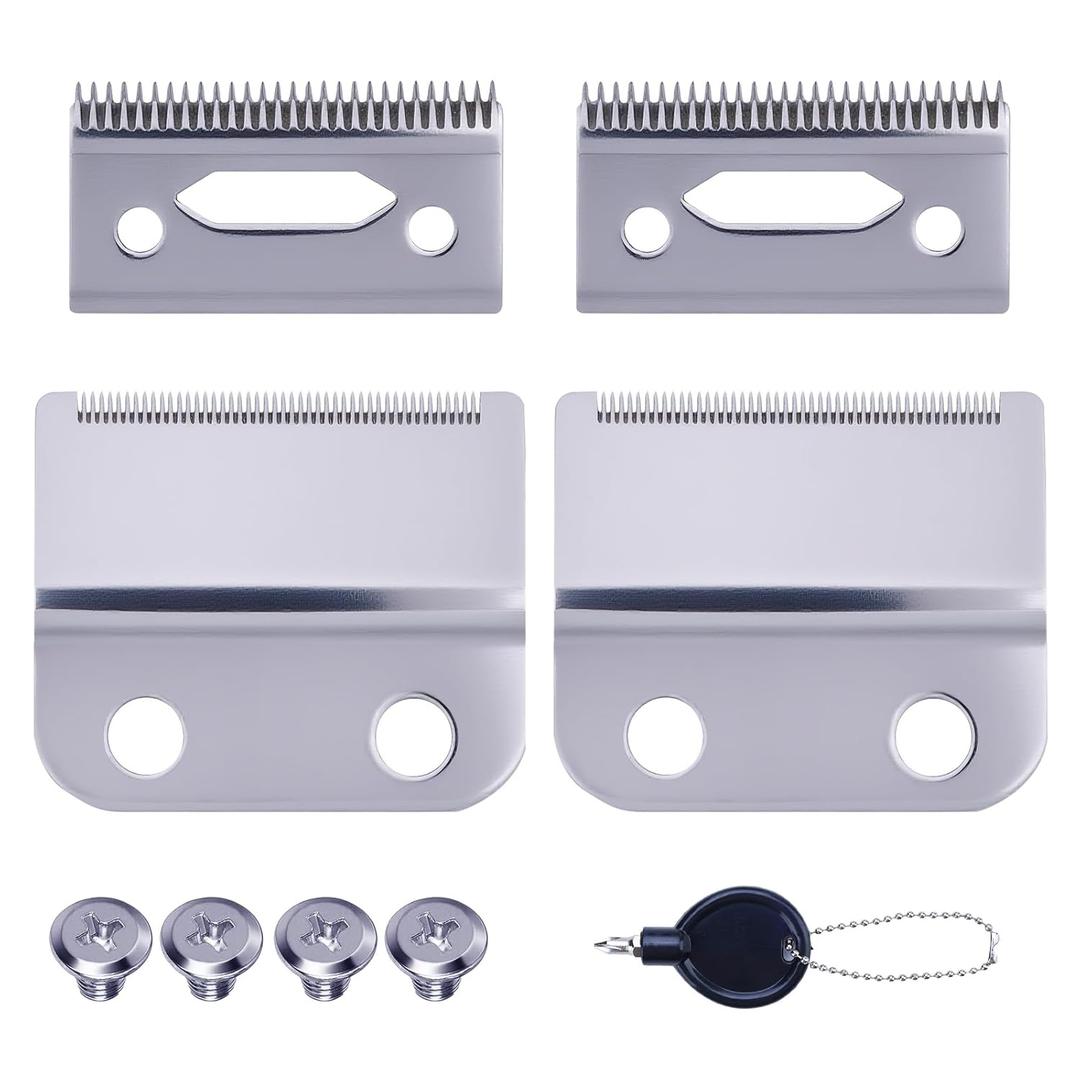 2 Pack Professional Replacement Blades 6X0 for Wahl 5-Star Balding Clipper