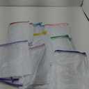 24pcs Mesh Zipper Pouch File Bags Puzzle Storage Bags, A3 17x12 Inches Large Reusable Zipper Pouches for Organizing Classroom Board Game Organization (8 Colors)