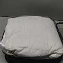 puredown® Blankets Queen Size - Soft Lightweight Down Blanket for Bed, Cozy Warm Luxury Bed Blanket with Satin Trim, White (90"X90")