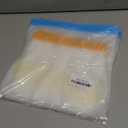 Reusable Gallon Freezer Bags, 10 Pack Dishwasher Safe Silicone Food Snack Storage Bags with 3 Sizes for Snack, Sandwich, Lunch (Multicolor)