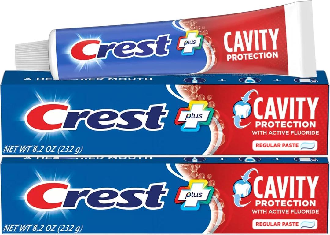 Crest Cavity Protection Regular Toothpaste 8.2 oz (232g) - Pack of 2