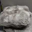 Cozy Bliss Faux Fur Throw Blanket for Couch, Fuzzy Soft Plush Thick Bubble Blanket for Sofa Bedroom Living Room, 50 * 60 Inches Tie-dye Taupe