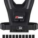 ZELUS Weighted Vest Men, 45lbs Adjustable Weight Vest, Black 