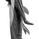 Spooktacular Creations Halloween Shark Costume, Adult Shark Costume, Jumpsuit Marine for Halloween Dress Up (Gray, M)