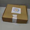 24 Inch Artificial Tulip Wreath, Spring Wreath with White Pink Tulip and Greenery for All Year Around Indoor Outdoor Home Farmhouse Wall Springtime Easter Holiday Decor