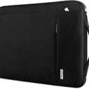 LANDICI 360 Protective Laptop Sleeve 11.6 Inch for Surface Pro 7 8 9/Laptop Go 2 3, MacBook Air 11, Small Computer Bag Carrying Case for 11-12 Inch Chromebook, Slim, Shockproof, Waterproof, Black