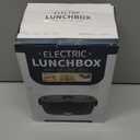 Vingud Electric Lunch Box for Adults, Heated Lunch Box for Men Women with Dual 1.5L SS Containers, Portable 80W Food Warmer for Car/Truck, Lonchera Elctrica Porttil Christmas White Elephant Gifts (Velvet+Blue)