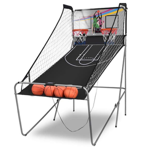 Indoor Basketball Arcade Game Double Electronic Hoops shot 2 Player W/4 Balls