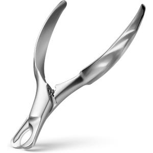 BEZOX Pet Nail Clippers, Whole Stainless Steel Cat Claw Trimmer with Anti Slip Handle, Autoclavable Small Dog Nail Clipper Cutters - Silver