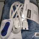 Beautyrest Heated Blanket, Electric Throw Blanket, Soft, Warm, Reversible Plush - Sherpa Heating Blanket Throw, 3 Heat Settings, 2 hr Auto Shut Off, Machine Washable, Oversized 60 in x 70 in, Blue