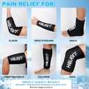 HAUElRR Knee Ice Pack Wrap with Compression Sleeve, Flexible Gel Ice Wrap for Knee, Elbow, Ankle, Foot, Reusable Hot & Cold Therapy for Injuries, Pain Relief, Meniscus, ACL, MCL Recovery-XS (Black)