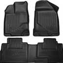 Husky Liners Weatherbeater Floor Mats | Fits 2007-2014 Ford Edge; 2007-2015 Lincoln MKX | Front & 2nd Row, 3-pc Black - 99761