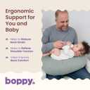Boppy Nursing Pillow, Cotton Muslin Ergonomic Breastfeeding Support Pillow