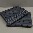 Drymate Original Cat Litter Mat, Contains Mess from Box, Protects Floors, Urine-Proof, Machine Washable, Soft on Kitty Paws, Absorbent, Waterproof (USA Made) (28”x36”)(GreyStripePaw)(2-Pack)