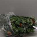 Pre-Lit Artificial Christmas Tree Urn Filler,Artificial Christmas Pine Trees with Tripod Stake,Xmas Tree Urn Filler for Front Door,Yard,Entryways,Patios Holiday Decor (Y, One Size) (1in)