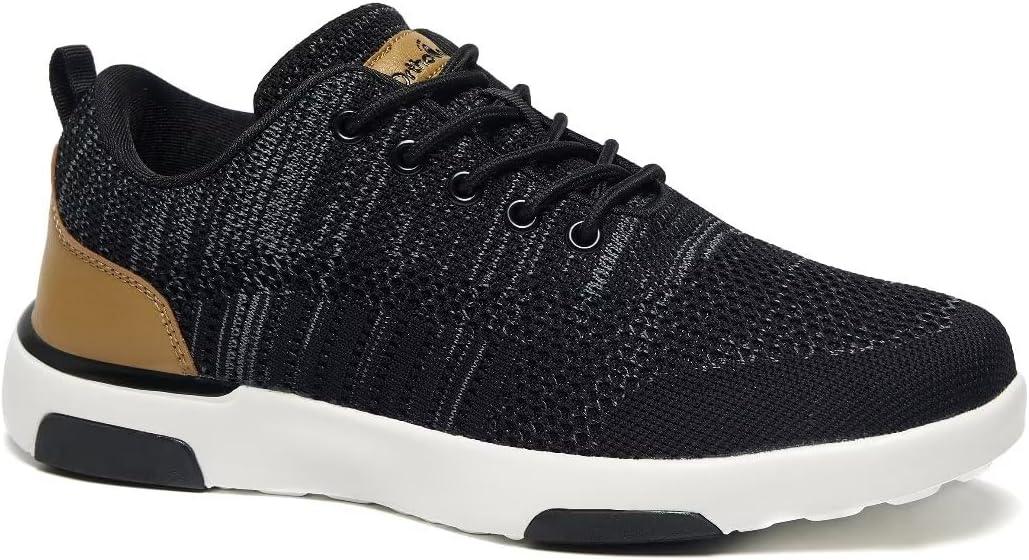 Women's Orthopedic Fashion Sneakers for Plantar Fasciitis: Comfortable Arch Support Walking Shoes for Orthotic, Casual Supportive Sports Sneakers for Foot and Heel Pain Rlief (6, W1-black Grey)
