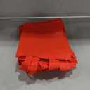 ZENPAC Red Gift Bags, Reusable Fabric Tote Bags Small with Handles, Red Christmas Bags for Holidays, Shopping, Retail, Grocery Use, Small Business, Bulk, 8x4x10, 12 Pack