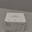 Wireless Charging Station,3 in 1 Charging Stand Made for Apple Watch Ultra 11 10 9 8 7 6 SE 5 4 3,Fast Wireless Charger Made for iPhone 17/Air/16/15/14/13/12,for AirPods Pro(with Adapter) (Black)