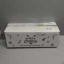 2Pcs 6 Ft Artificial Norfolk Pine Garland with 50 LED Lights,Winter Pine Christmas Garland with Lights,Real Touch Faux Greenery Garland for Mantle Fireplace,Table,Window,Outdoor Christmas Decorations