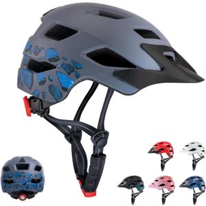 Kids Helmet, SIFVO Kids Bike Helmet Boys and Girls Bike Helmet with Cool Visor Helmet for Kids 5-14, Kids Bike Helmets Youth Bike Helmet Adjustable & Lightweight 50-57cm