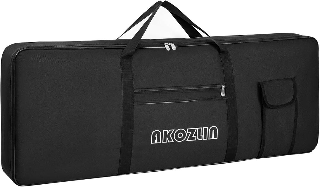 AKOZLIN 76 Portable Keyboard Case Bag,Update Version Electric Piano Keyboard Gig Bag 46.8"x6"x18.1"