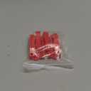 Hiboom 8 Pcs Wooden Train Track Riser Red Plastic Train Bridge Plastic Train Track Accessories Multi Level Support Risers Stackable Track Riser Support Risers