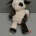 Taggies Stuffed Animal Huggable Plush Soft Toy with Sensory Tags, 10-Inches, Buttercup Cow