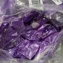 Shappy 20'' Happy Birthday Pool Large Floating Letter Balloons with Adhesive Dots Inflatable Pool Decorations for Summer Birthday Party (Purple)