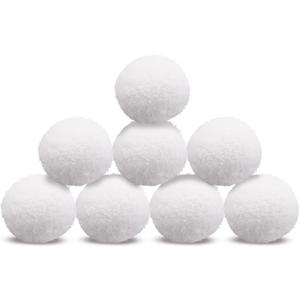 8 Pack Hot Tub Scum Absorber Pool Surface Cleaner Reusable 3-inch Foam Ball Absorbs Oils, Lotions Makeup Prevents Scum Lines & Filter Clogs