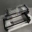 16" Large Dusk to Dawn Outdoo Wall Light Fixtures, Black 2-Pack Exterior Front Porch Light, 2-Light Outdoor Wall Sconce for Outside Patio, Waterproof Exterior Wall Lamp Lighting