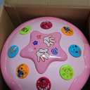 Baby Girl Toys 6-12 Months: Babies Ocean Rotating Light Up Musical Toys 12-18 Months Crawling Learning Infant Toy for Toddlers 1 2 3 Years Old Baby Girl (Pink)