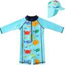 Sweegentle Baby Swimwear One-Piece Swimsuit UPF 50+ -Sun Protective Sunsuit 18/24 M