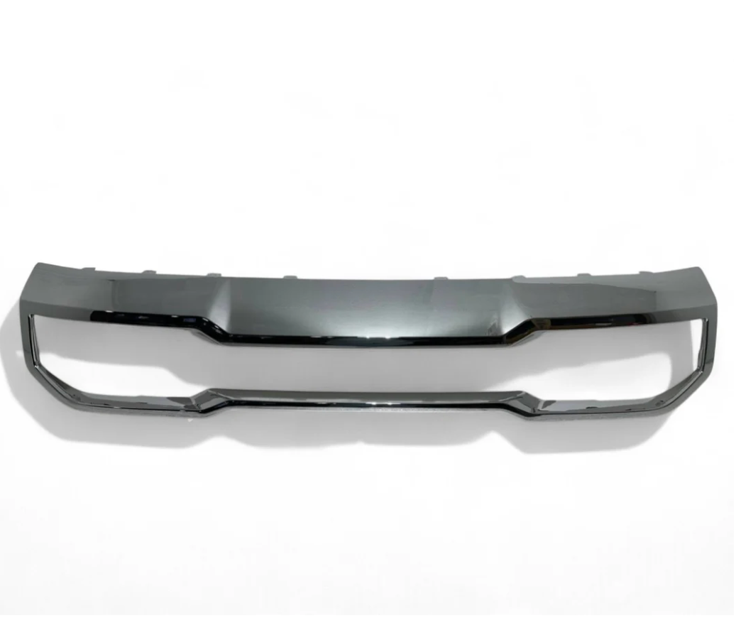 2022 2023 2024 2025 GMC Sierra 1500 SLT Front Bumper Lower Valance Skid Chrome Plate Trim, Fits: GMC Sierra 1500 SLT