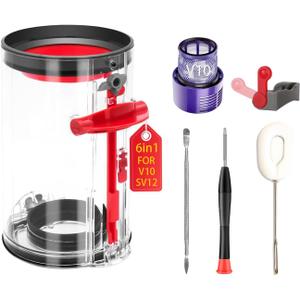 Dust Bin Replacement Part Compatible with Dyson V10 SV12 Series,dyson v10 filter parts